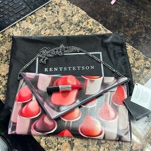 NWT Kent Stetson Lipstick Handbag Clutch Crossbody – Handmade USA